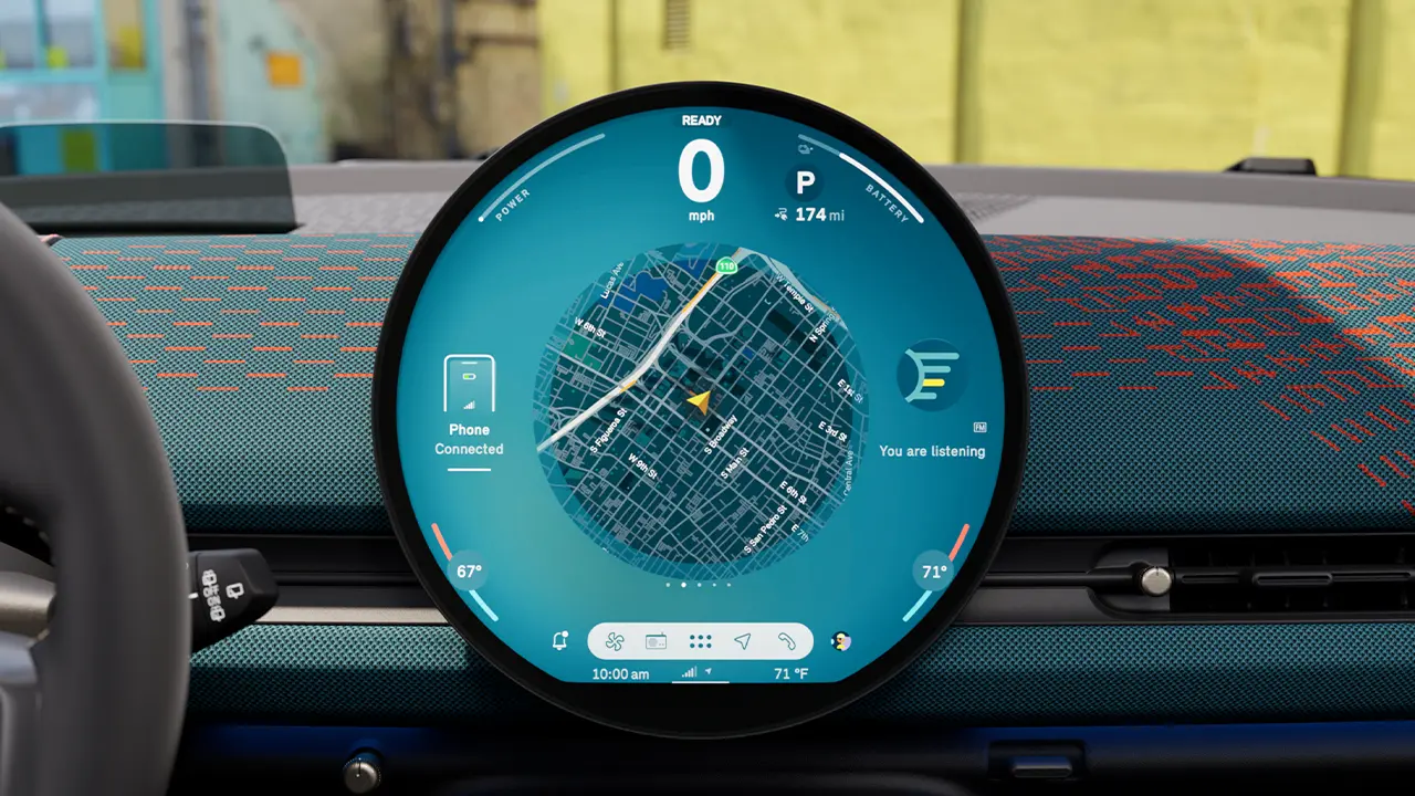 All-Electric MINI Aceman - Round Display