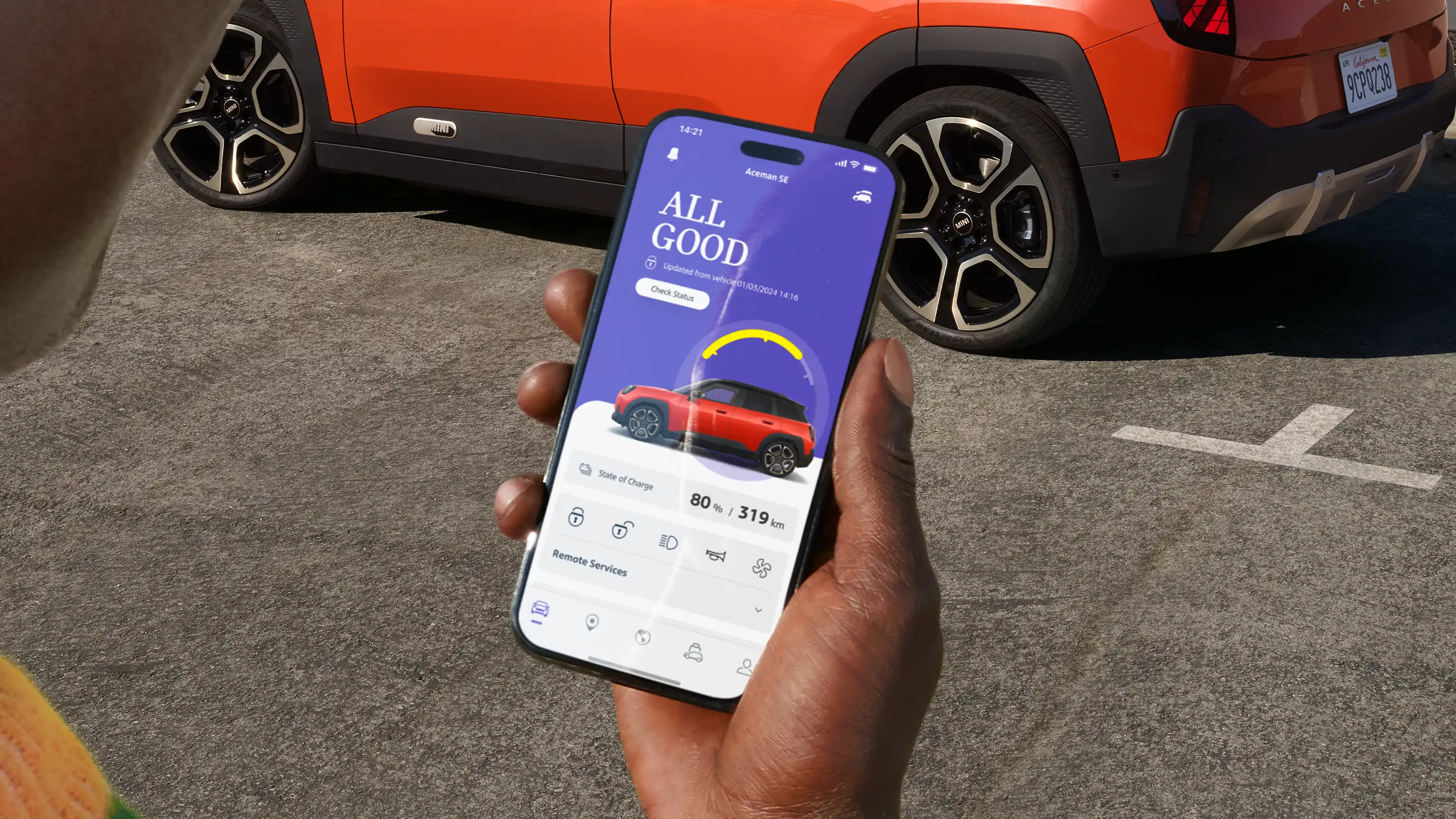 All-Electric MINI Aceman - MINI APP