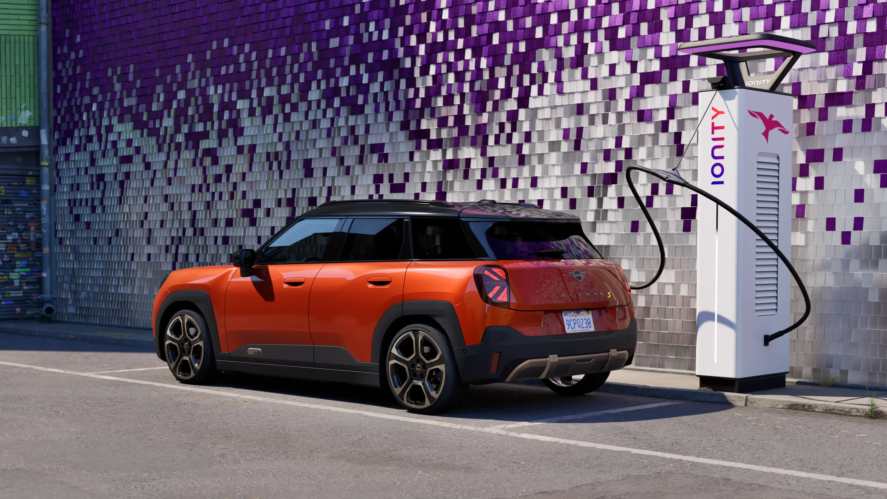 All-Electric MINI Aceman - Charging in Public