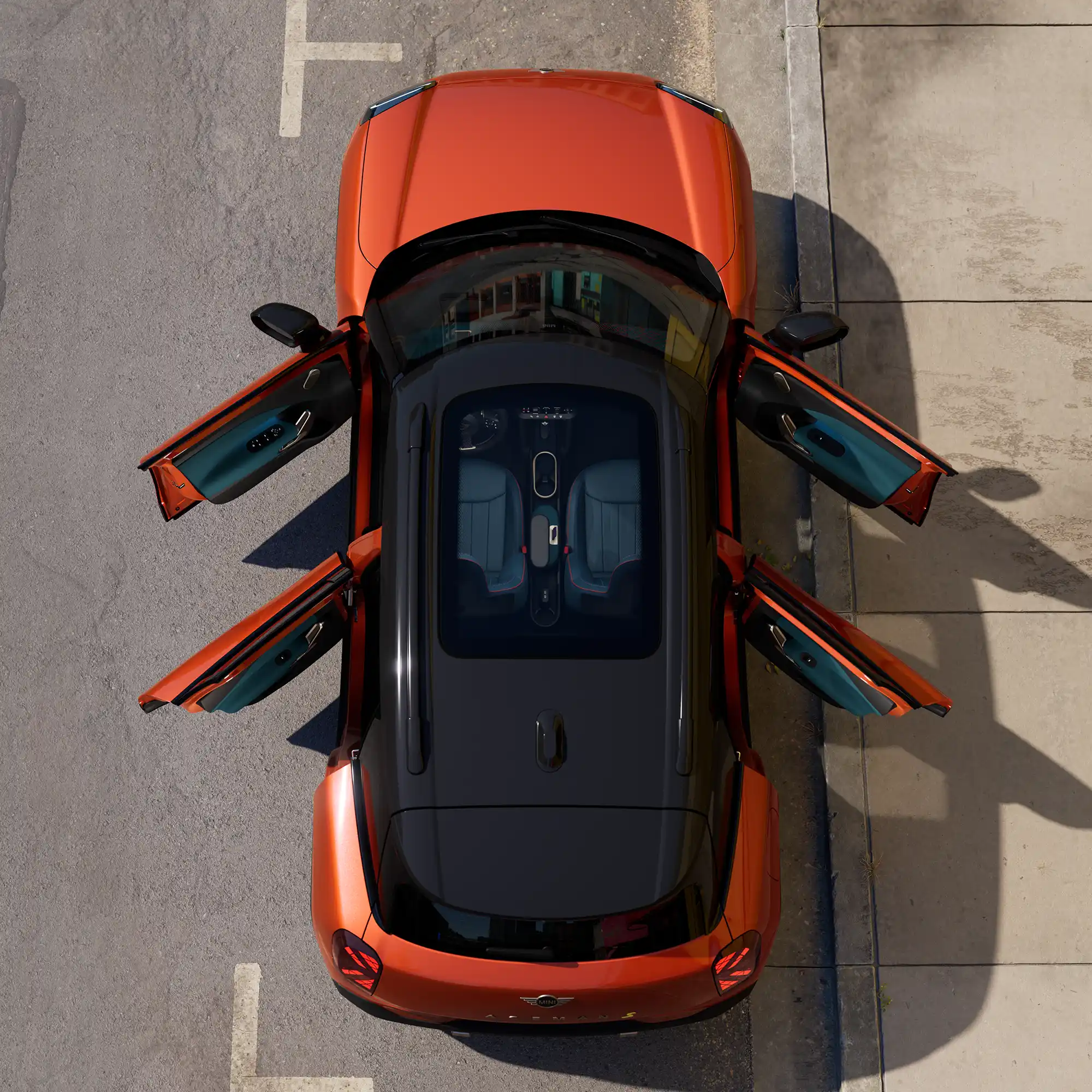 All-Electric MINI Aceman - Open doors View