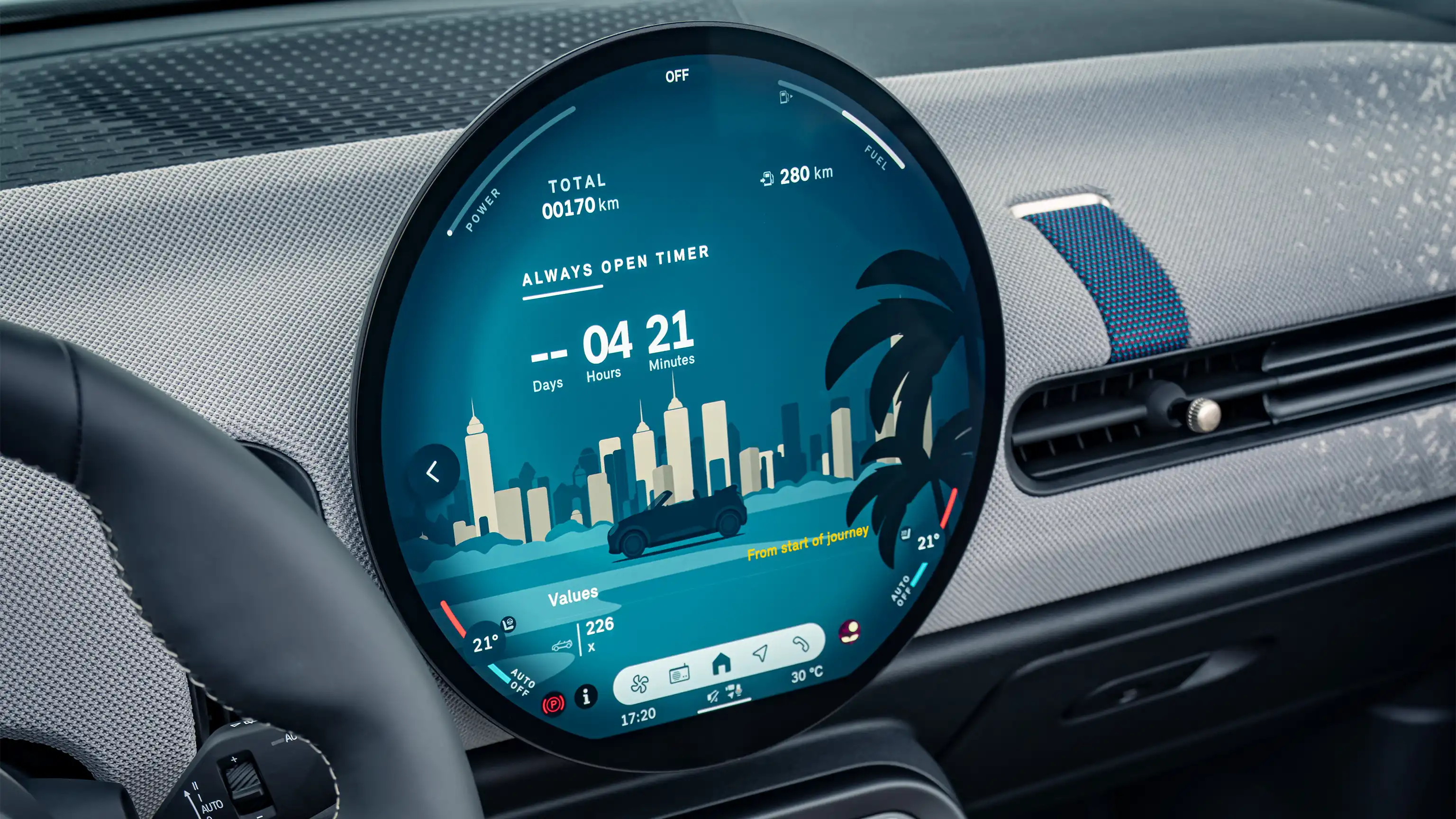 MINI Cooper Convertible - Always open Timer