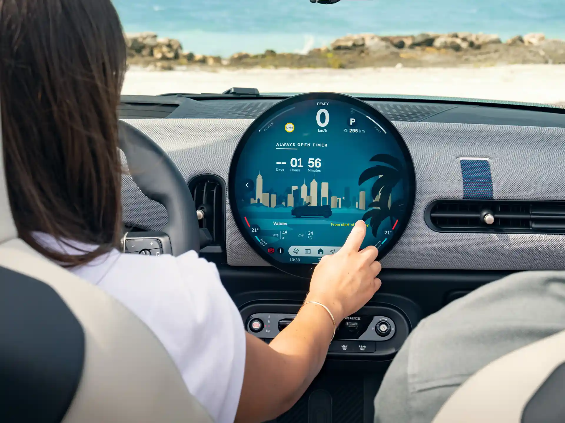 MINI Cooper Convertible - Round OLED Display