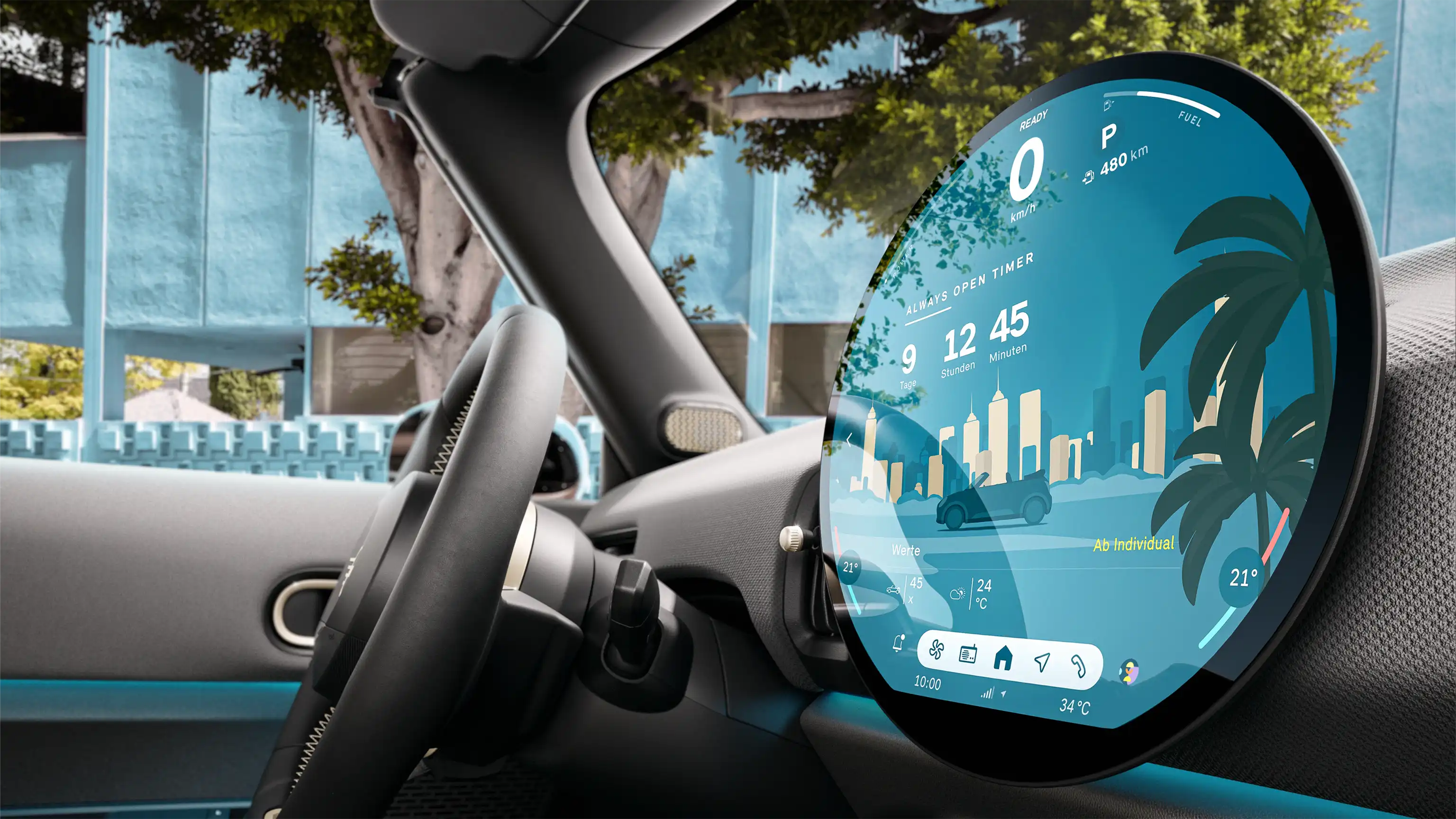 MINI Cooper Convertible - Always open timer