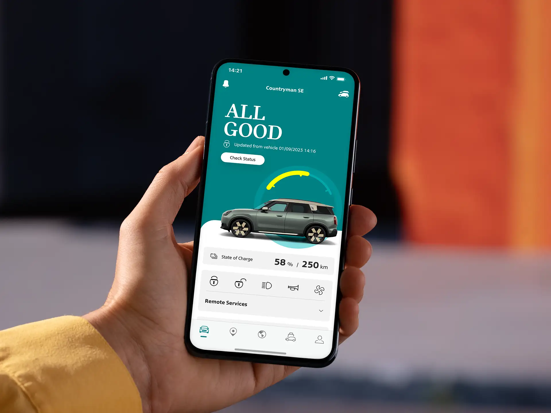 All-Electric MINI Countryman - MINI APP