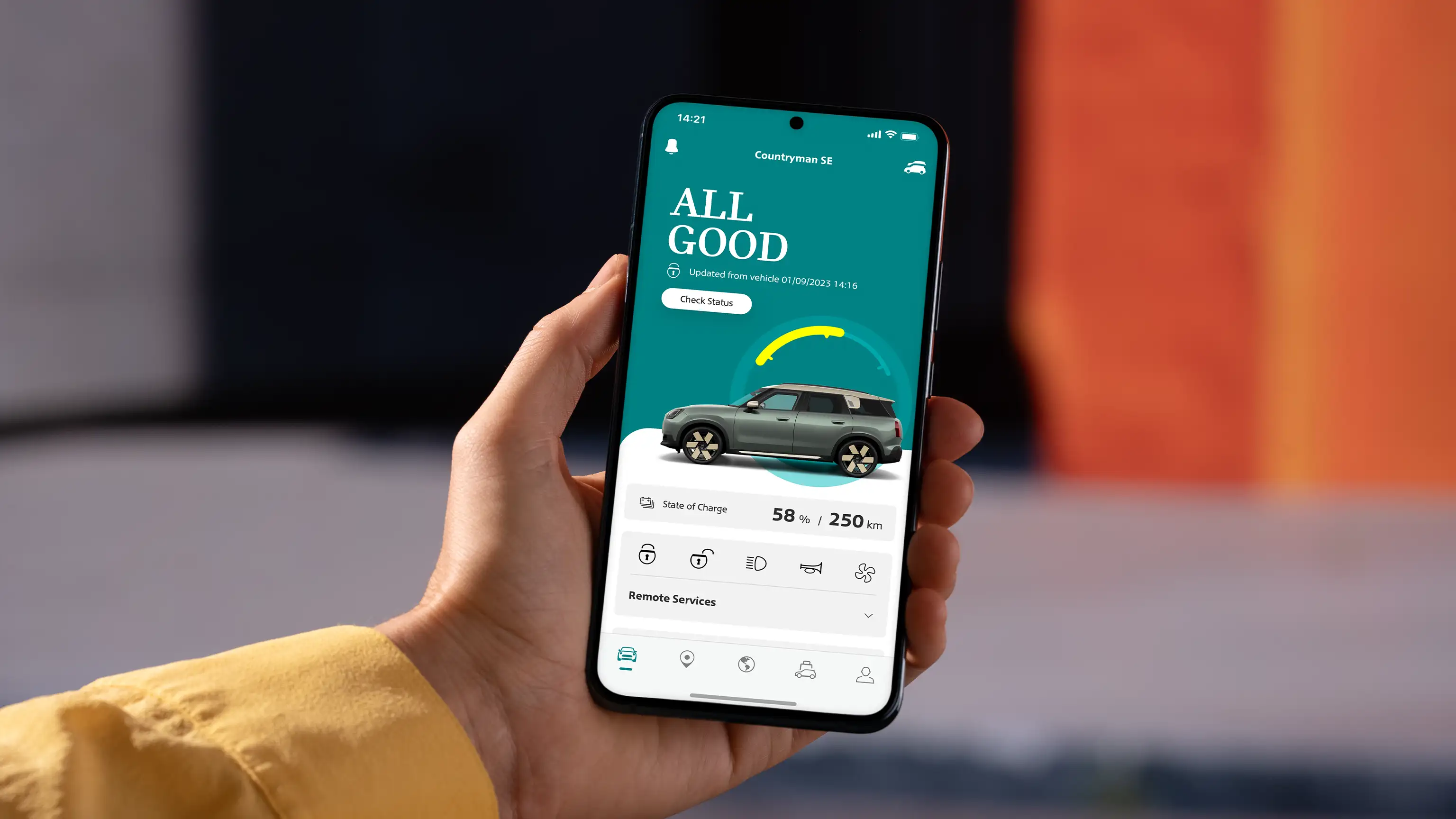 All-Electric MINI Countryman - MINI APP