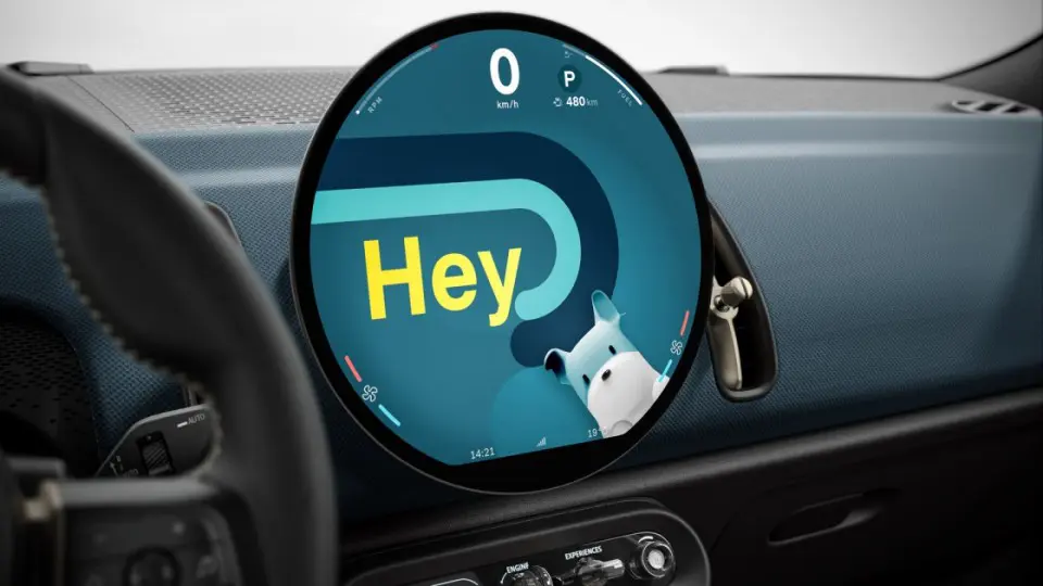 MINI Countryman - oled display with spike