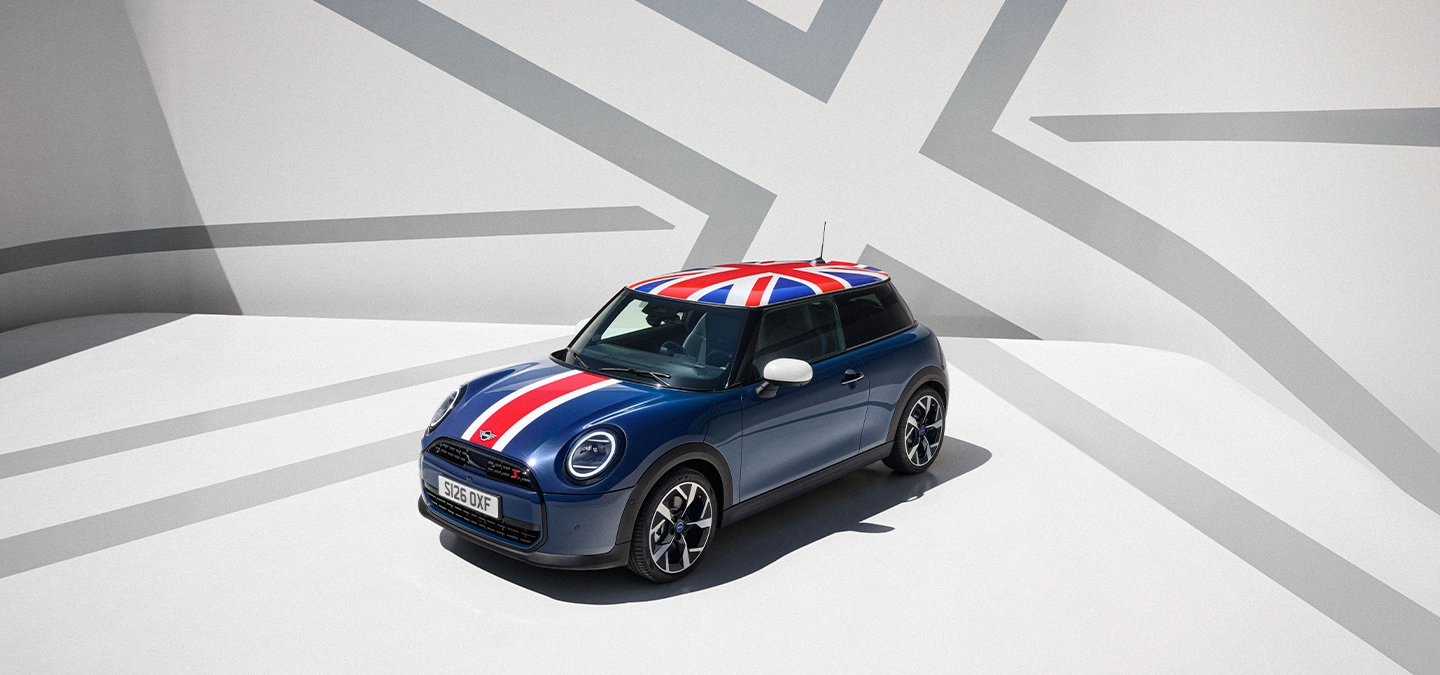 Full vehicle view of the MINI Cooper Oxford Edition.