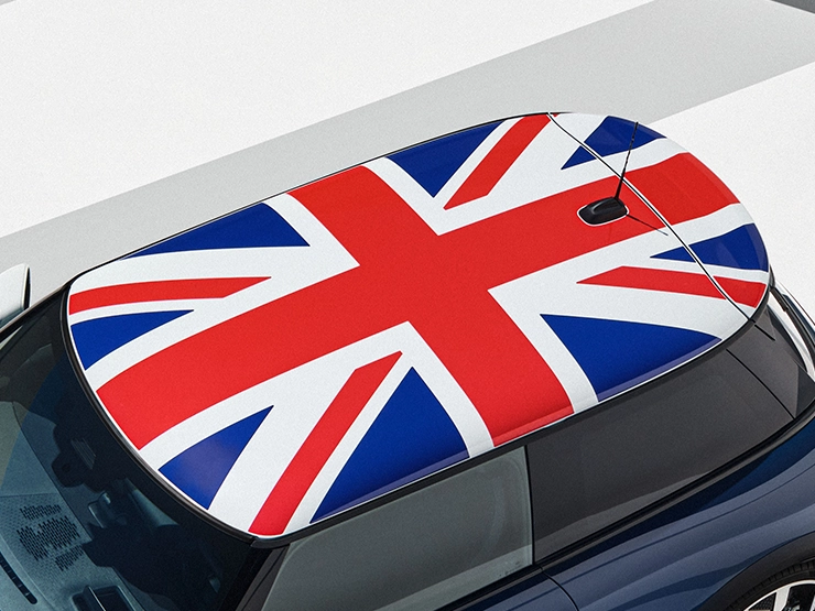 Top view of the MINI Cooper Oxford Edition.