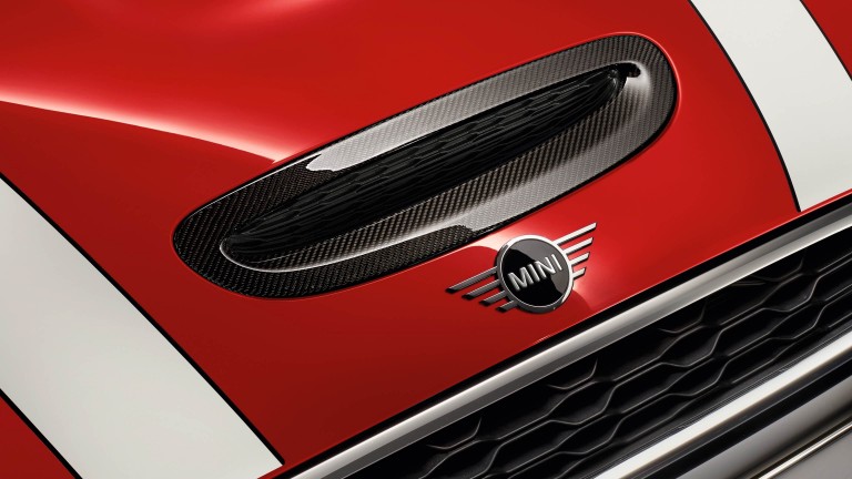 JCW air inlet trim carbon