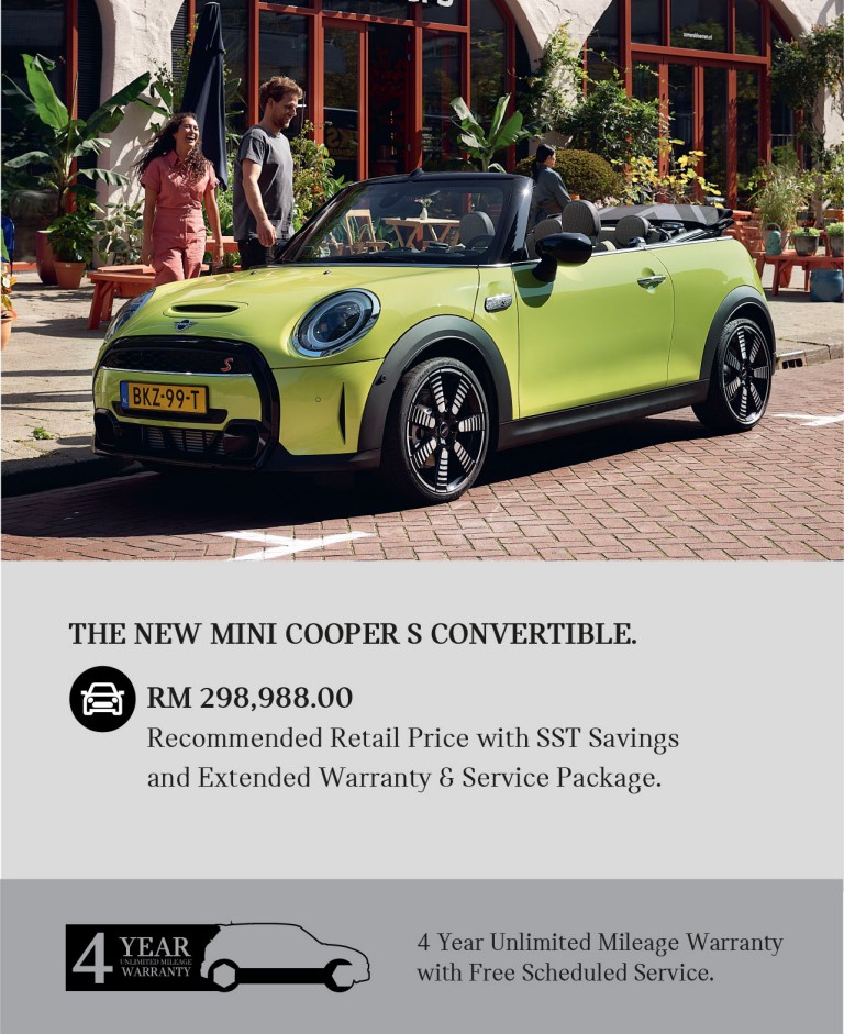 Booking MINI Convertible Sidewalk