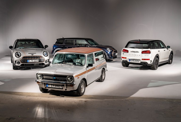 An image featuring the MINI Clubman Final Edition as well as the 1000HL Estate.